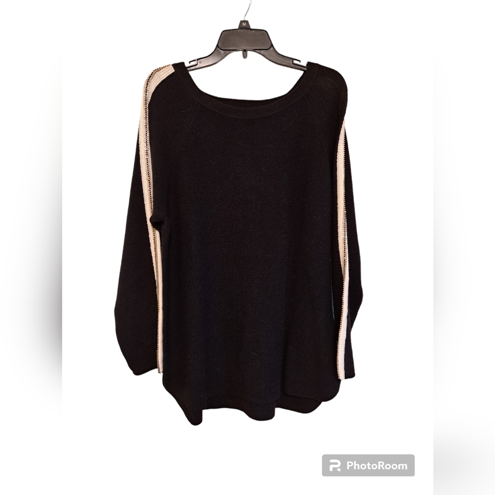 Inc bejeweled sweater